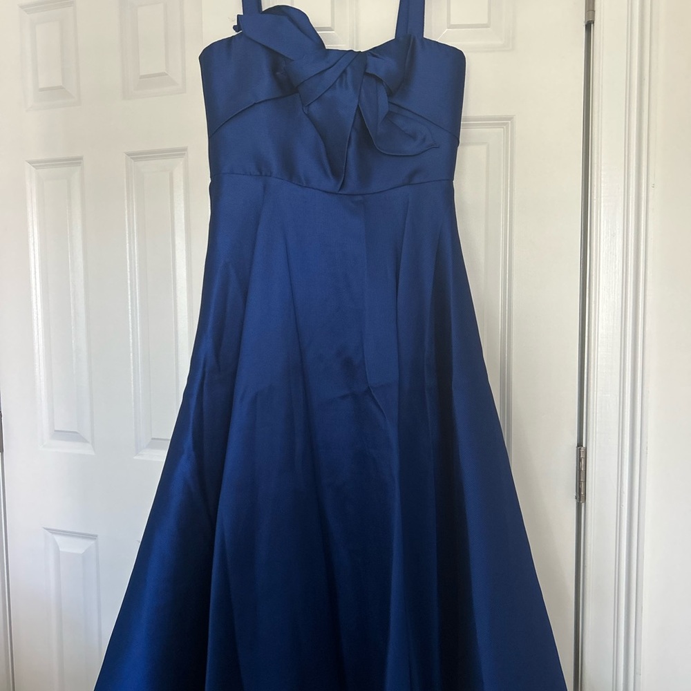 Marchesa Notte Royal Blue Dress